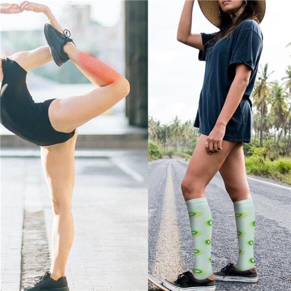 Compression Socks for Women Men Support Circulation 6 Pairs Socks For Nurse - Picture 5 of 7